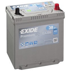Batería Exide EA386 38Ah - 1